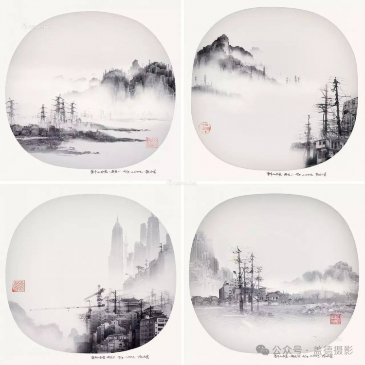 杨泳梁《蜃市山水》系列